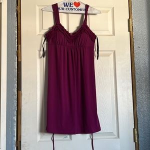 Fuscia colored summer dress